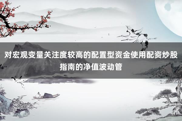 对宏观变量关注度较高的配置型资金使用配资炒股指南的净值波动管