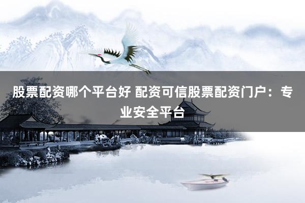 股票配资哪个平台好 配资可信股票配资门户：专业安全平台